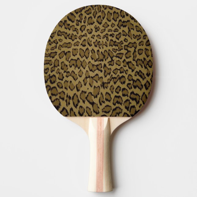 PALA DE PING PONG IMPRESIÓN DE LEOPARDO ANIMAL (Anverso)