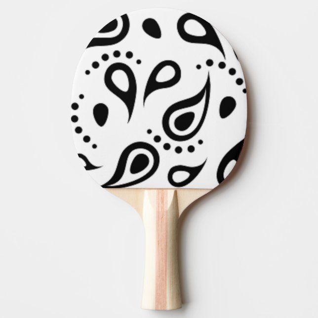 PALA DE PING PONG IMPRESIÓN DE PAISLEY (Anverso)