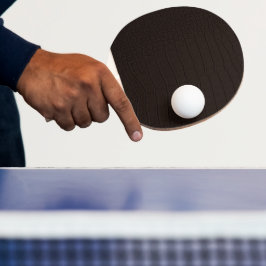 Pala De Ping Pong Impresión de piel de cocodrilo marrón