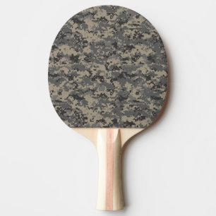 Pala De Ping Pong Impresión de píxel del ejército militar de camufla