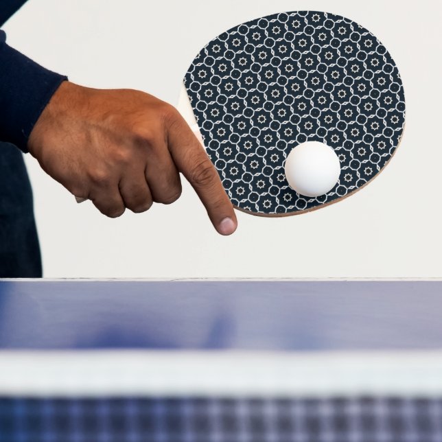 Pala De Ping Pong Impreso geométrico (in situ)
