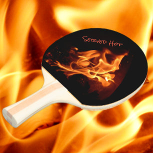 Pala De Ping Pong Incendio de llama deslumbrante servido caliente pe