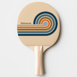 Pala De Ping Pong Indigo Horizon Curl Stripes con nombre