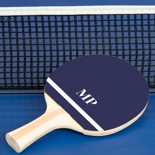 Pala De Ping Pong Iniciales, plantilla de Personalizable, (in situ)