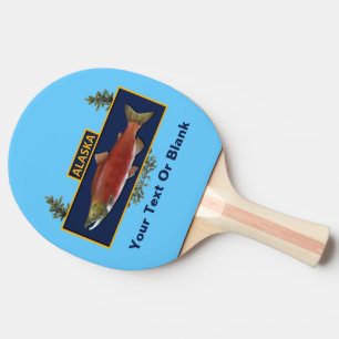 Pala De Ping Pong Insignia de pescador de combate Alaska