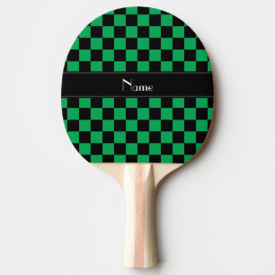 Pala De Ping Pong Inspectores negros y verdes conocidos