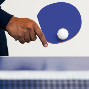 Pala De Ping Pong Invitación a la boda mínima en azul profundo