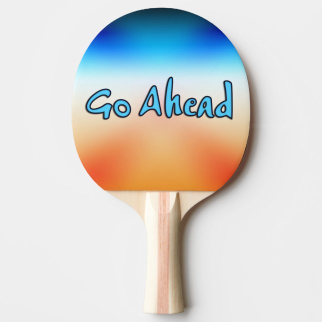 Pala De Ping Pong Ir Atrás (Anverso)