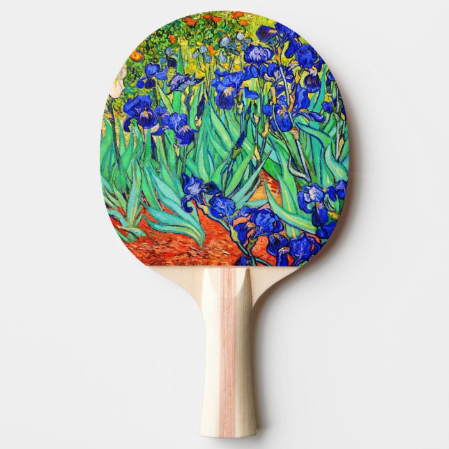 Pala De Ping Pong Irises de Vincent Van Gogh (Anverso)