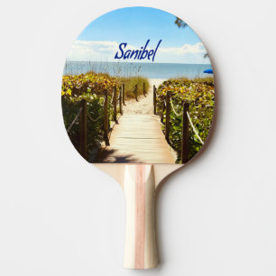 Pala De Ping Pong Isla Sanibel Florida Beach Ocean