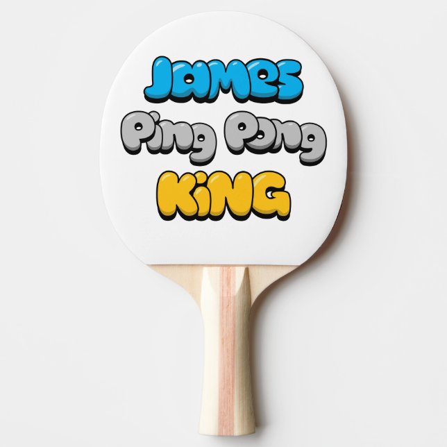Pala De Ping Pong James Ping Pong King (Anverso)
