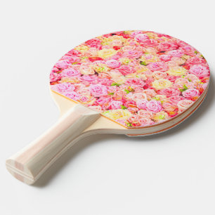 Pala De Ping Pong Jardín de rosas