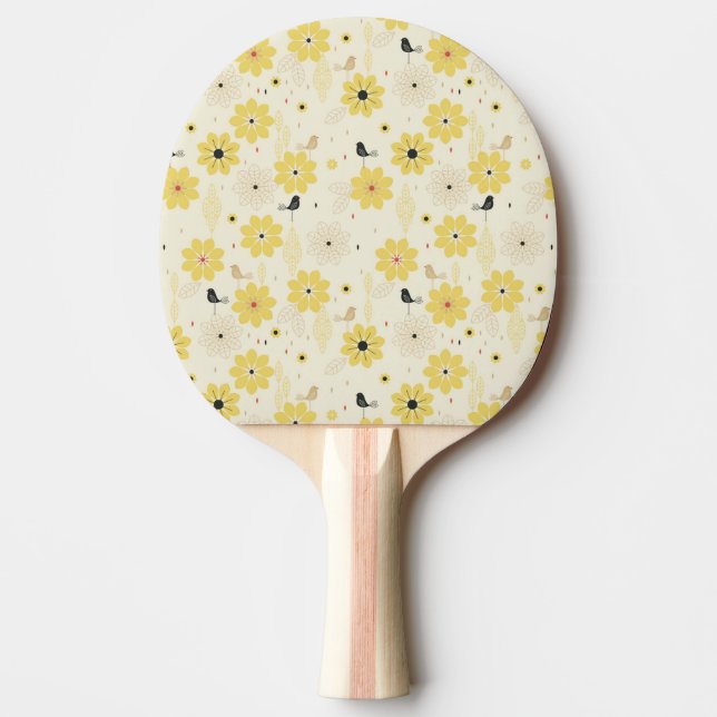 Pala De Ping Pong Jardín del pájaro (Anverso)