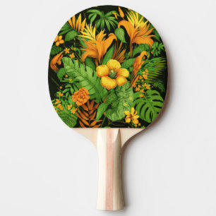 Pala De Ping Pong Jardín Floral Flor Planta Verde Naturaleza