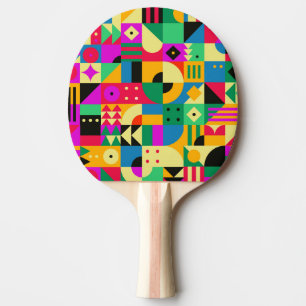 Pala De Ping Pong Jardín moderno abstracto