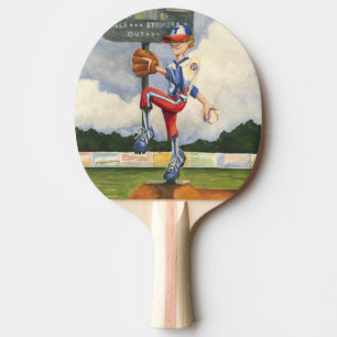 Pala De Ping Pong Jarra del béisbol en el montón de Jay Throckmorton