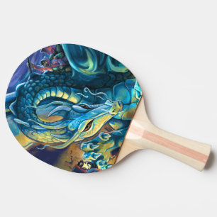 Pala De Ping Pong Jinete azul del dragón