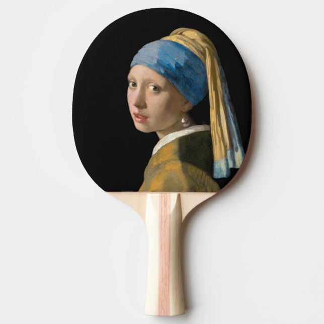 Pala De Ping Pong Johannes Vermeer, Chica de Pearl Earring (Anverso)