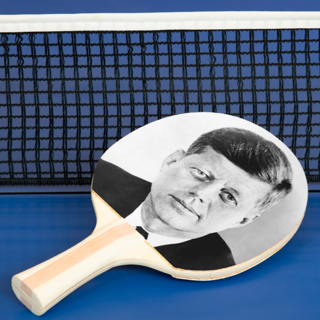 Pala De Ping Pong John Jack Kennedy Casa Blanca Presidencial de EE. (in situ)