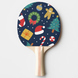 Pala De Ping Pong Jolly Jumble Holiday Ping Pong Paddle