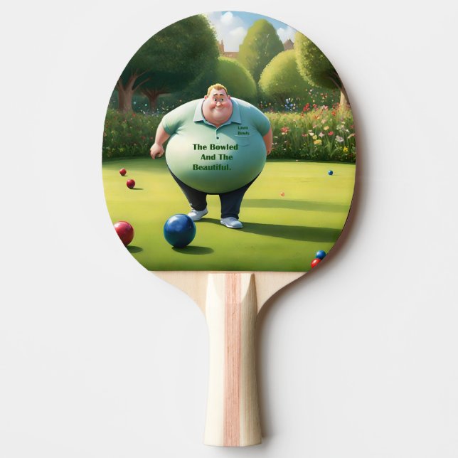 Pala De Ping Pong Jolly Lawn Bowler Man, (Anverso)