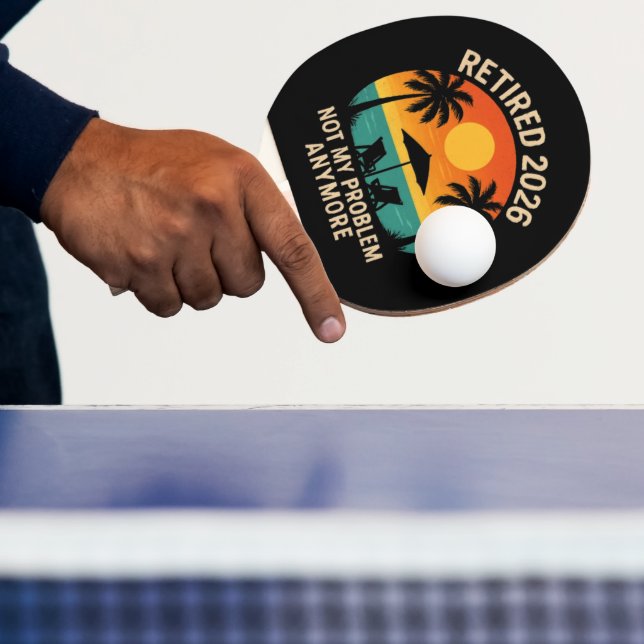 Pala De Ping Pong Jubilado 2026 Ya No Es Mi Problema  (in situ)