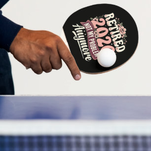 Pala De Ping Pong Jubilado 2026 Ya No Es Mi Problema Floral