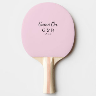 Pala De Ping Pong Juego activado añadir nombre de la pareja lugar de