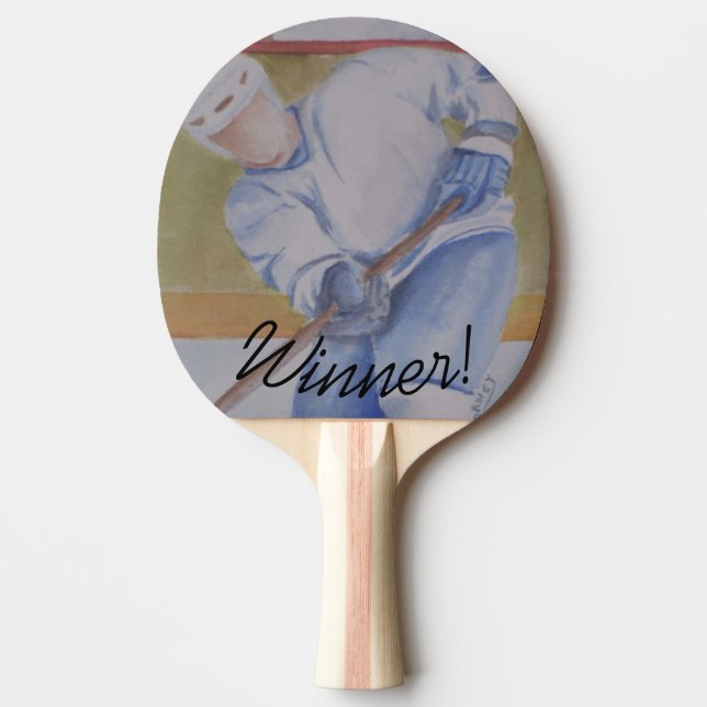 Pala De Ping Pong Jugador ganador de hockey (Anverso)