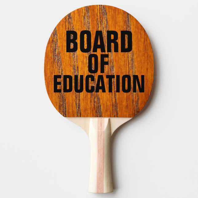PALA DE PING PONG JUNTA DE EDUCACIÓN PING PONG PADDLE (Anverso)