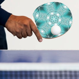 Pala De Ping Pong Kaleidoscopio Ártico