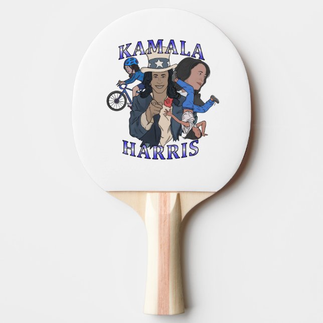 Pala De Ping Pong Kamala Harris Bootleg Rap Style (Anverso)