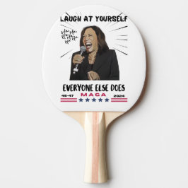 Pala De Ping Pong Kamala Harris Ping Pong Paddle