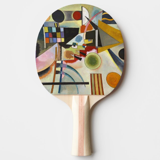 Pala De Ping Pong Kandinsky Resumen arte colorido (Anverso)