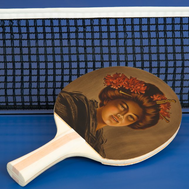 Pala De Ping Pong Karama: Actriz japonesa Romance Geisha (in situ)