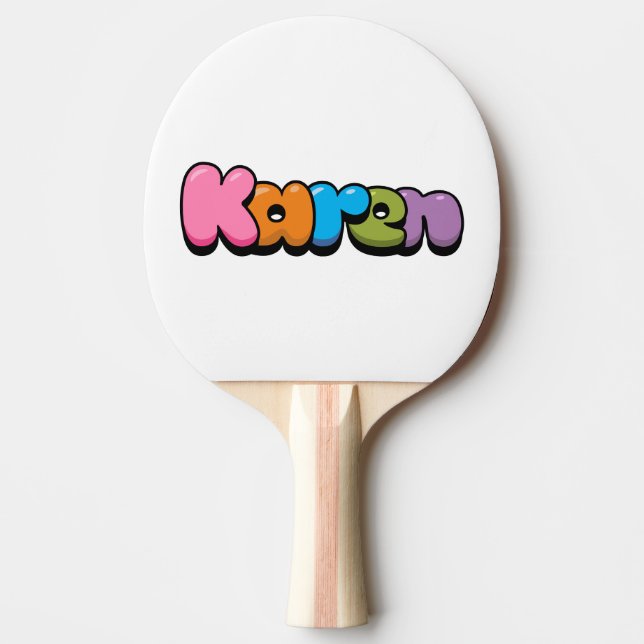 Pala De Ping Pong Karen (Anverso)