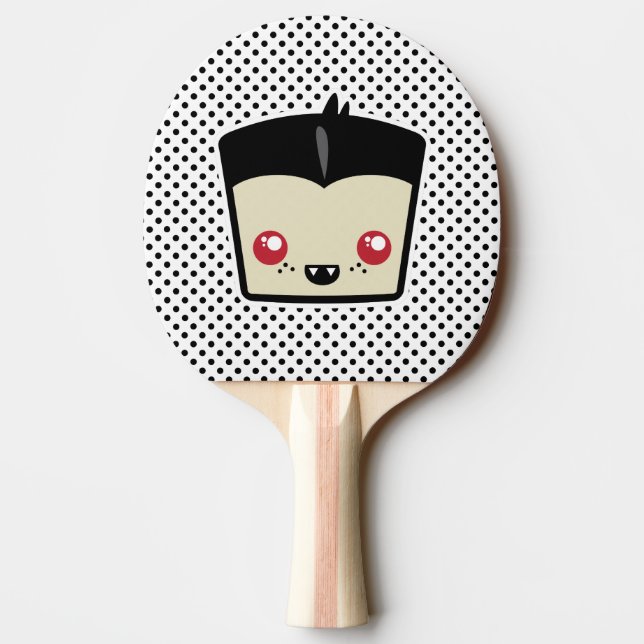Pala De Ping Pong Kawaii Dracula Ping Pong Paddle (Reverso)