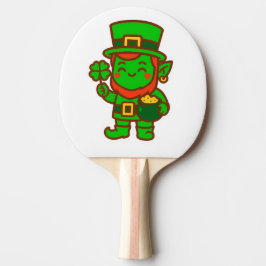 Pala De Ping Pong Kawaii Lucky Leprechaun