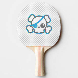 Pala De Ping Pong Kawaii Pirate Skull Ping Pong Paddle
