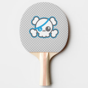 Pala De Ping Pong Kawaii Pirate Skull Ping Pong Paddle