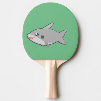 Pala De Ping Pong Kawaii, tiburón tiburón divertido y divertido