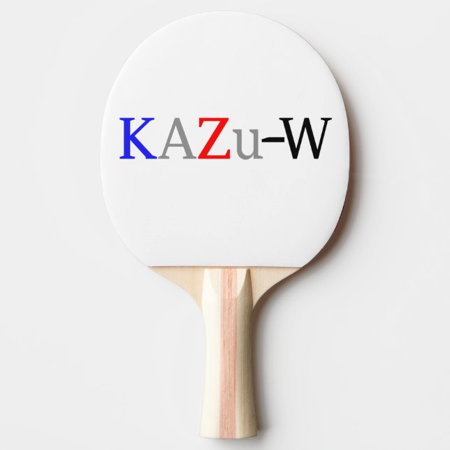 Pala De Ping Pong KAZu-W (Anverso)