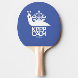 PALA DE PING PONG KEEP CALM NO WORDS BY MASANSER