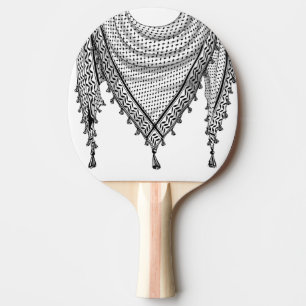 Pala De Ping Pong Keffiyeh palestino Scarf tejido tradicional