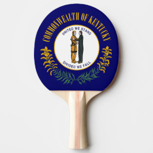 Pala De Ping Pong Kentucky: Commonwealth Bluegrass Bandera de estado