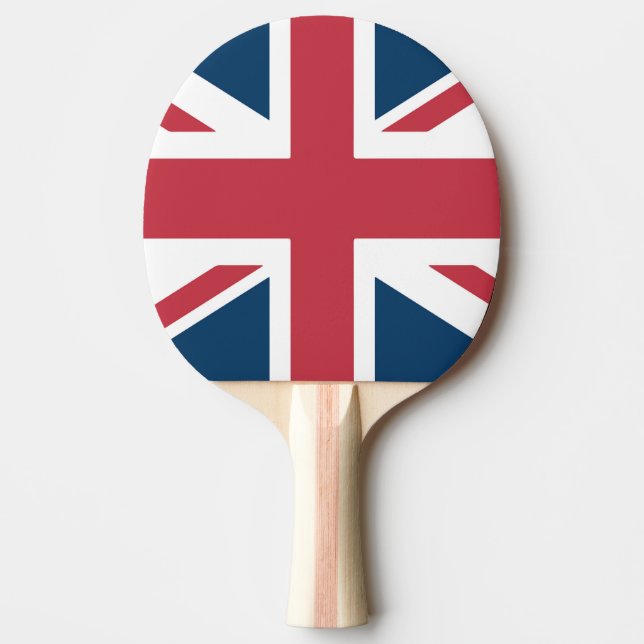 Pala De Ping Pong La bandera británica Union Jack (Anverso)