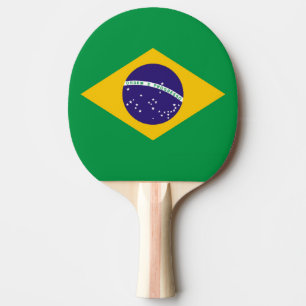 Pala De Ping Pong La bandera del Brasil Bandeira hace el Brasil