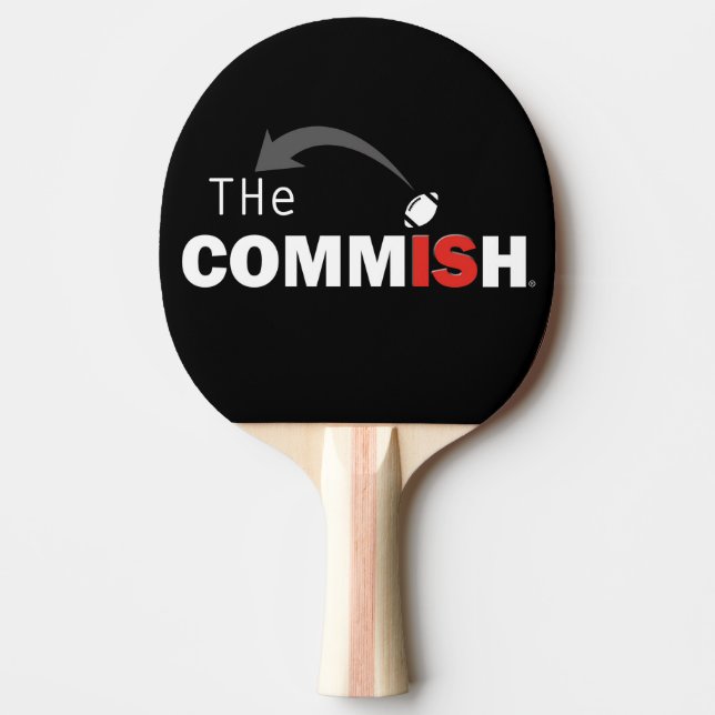 Pala De Ping Pong La Comisión Ping Pong Paddle (Anverso)