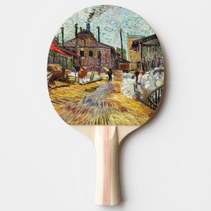 Pala De Ping Pong La fábrica (1887) de Vincent Van Gogh