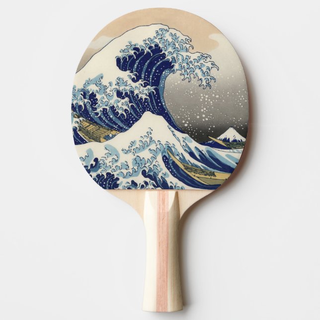 Pala De Ping Pong La gran ola de Kanagawa Hokusai (Anverso)